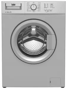 Фото Стиральная машина  6,0кг 42см Beko WRE65P1BSS