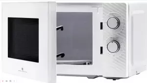 Фото Микроволновая печь General Electronics GE MS120W белая, 20 л, 700 Вт, переключатели — поворотный мех